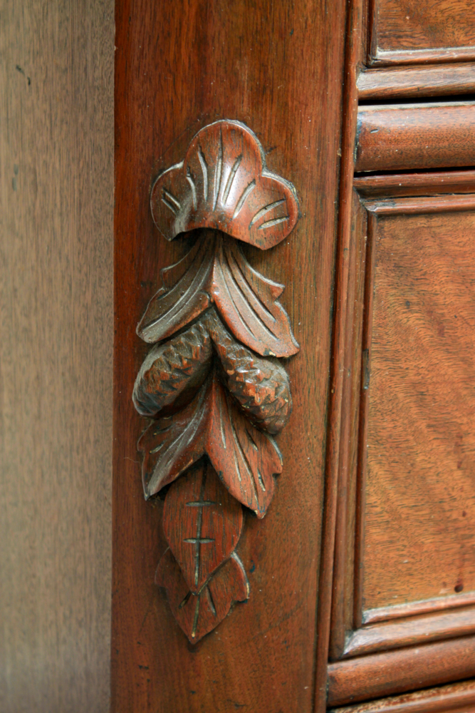 Antique Marble Top Dresser and a Shaving Mirror