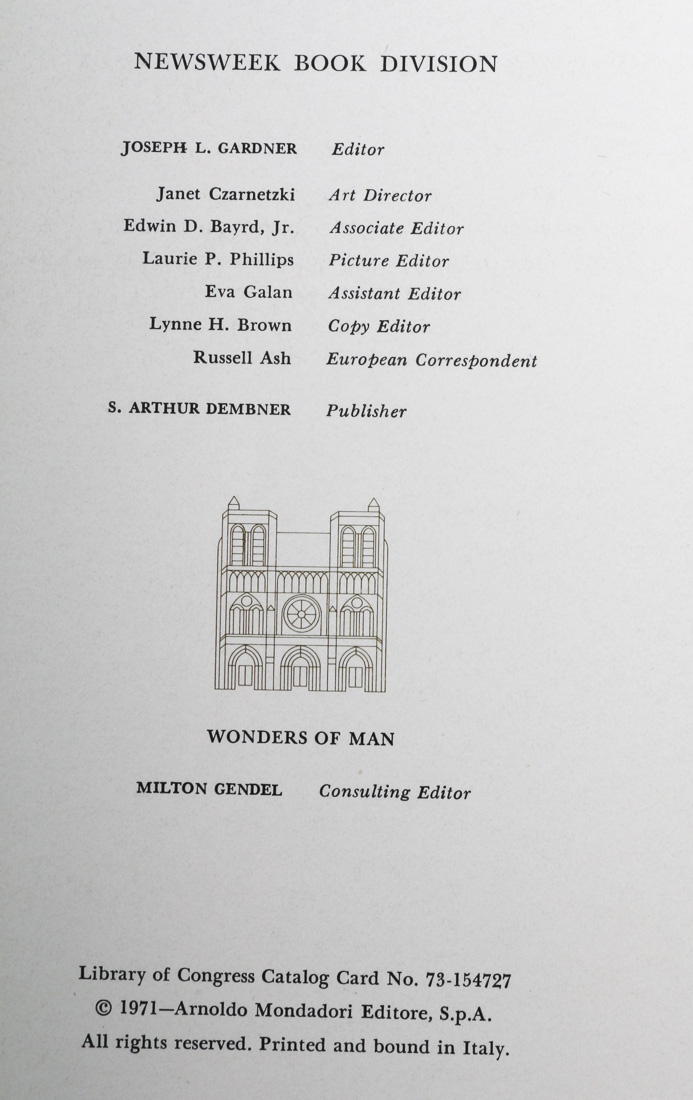 Newsweek "Wonders of Man" Series