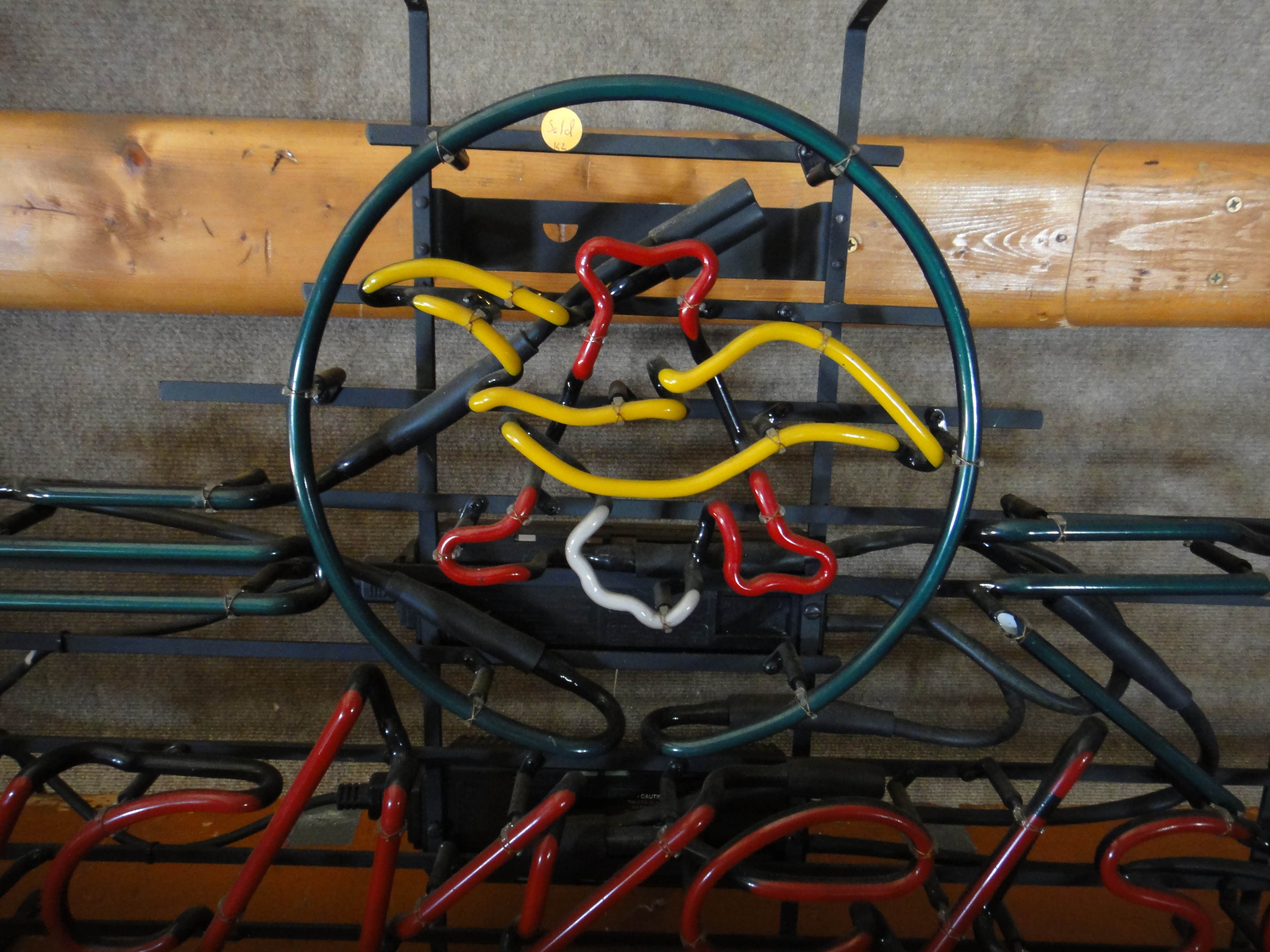Four Vintage Neon Lighted Beer Signs