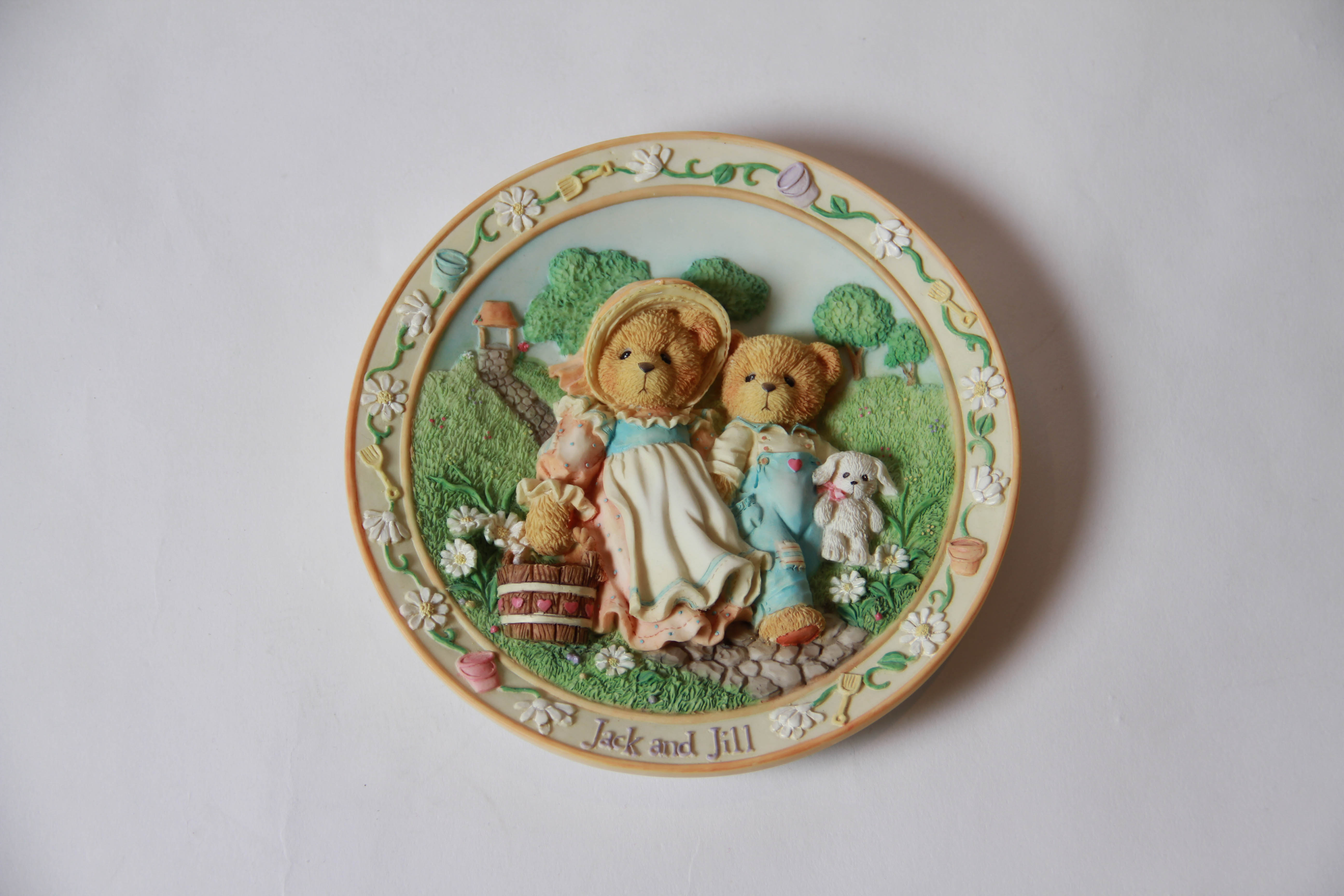 1994-1996 Cherished Teddies Nursery Rhymes Collector Plates