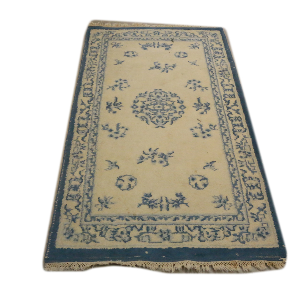 Machine Made Chinese-Inspired Accent Rug