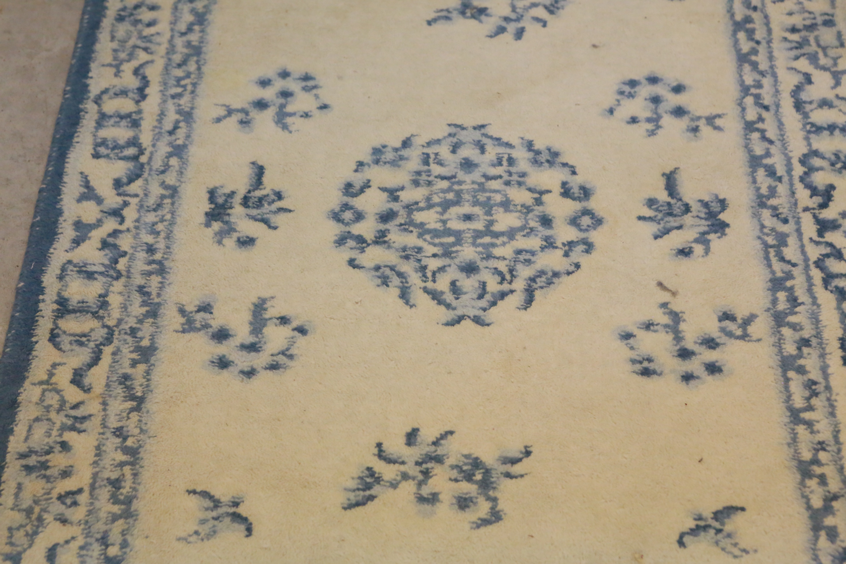 Machine Made Chinese-Inspired Accent Rug