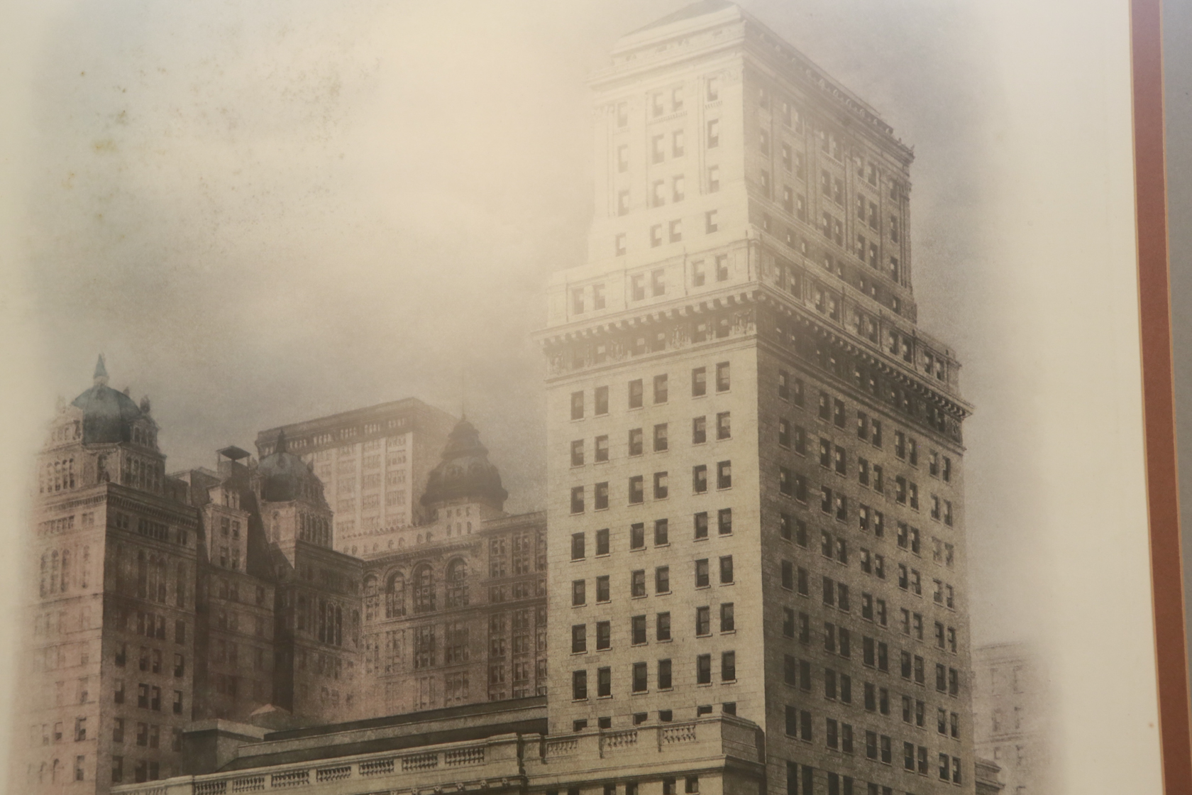 Vintage 1922 New York Stock Exchange Building Print