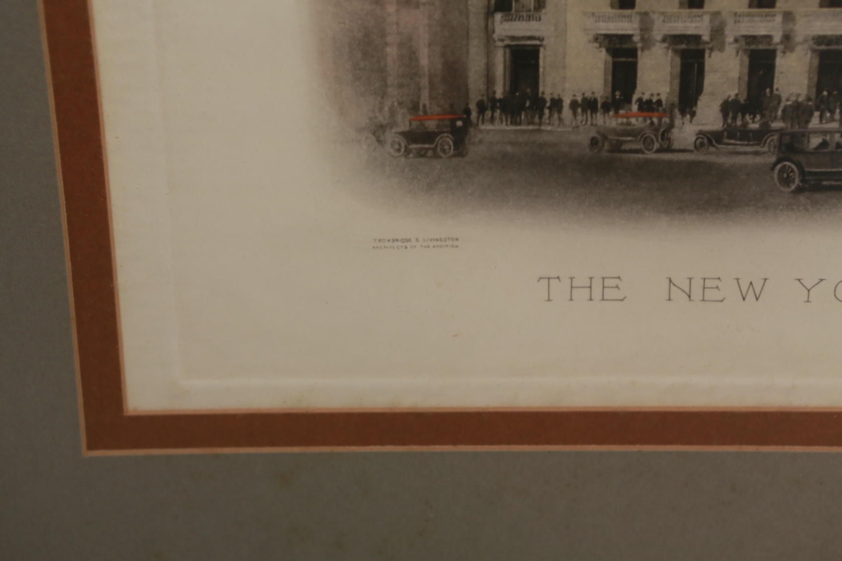 Vintage 1922 New York Stock Exchange Building Print