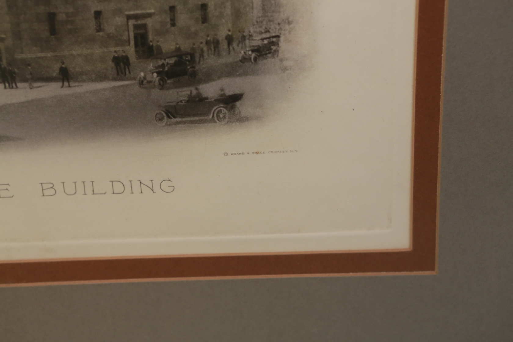 Vintage 1922 New York Stock Exchange Building Print