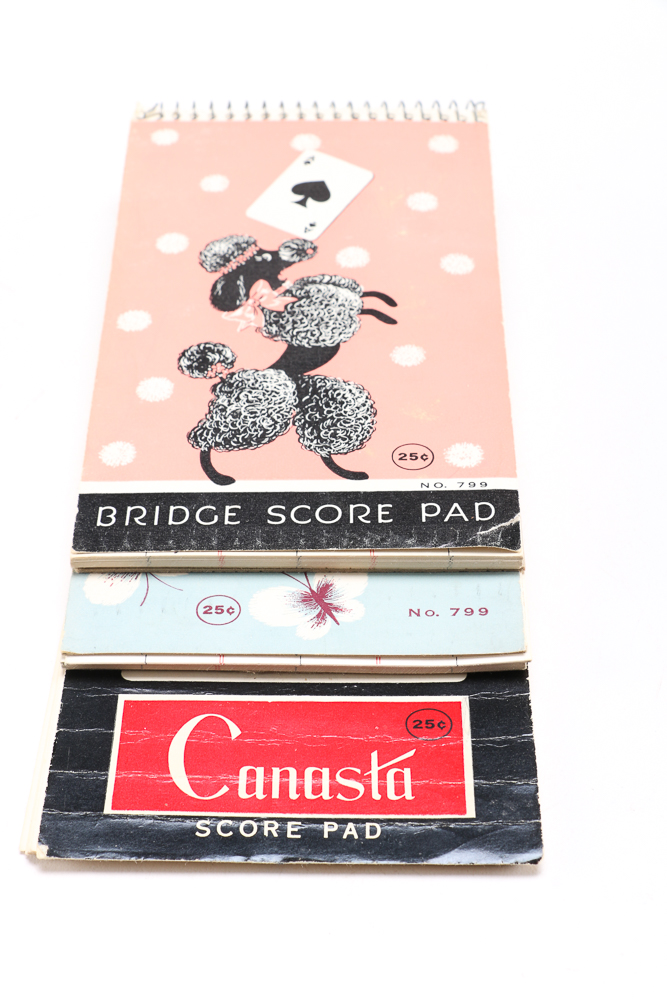 Vintage Playing Cards and Accessories Including Card Shuffler