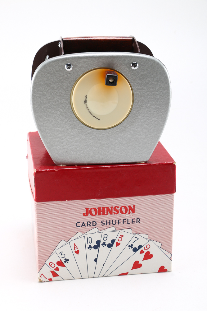 Vintage Playing Cards and Accessories Including Card Shuffler