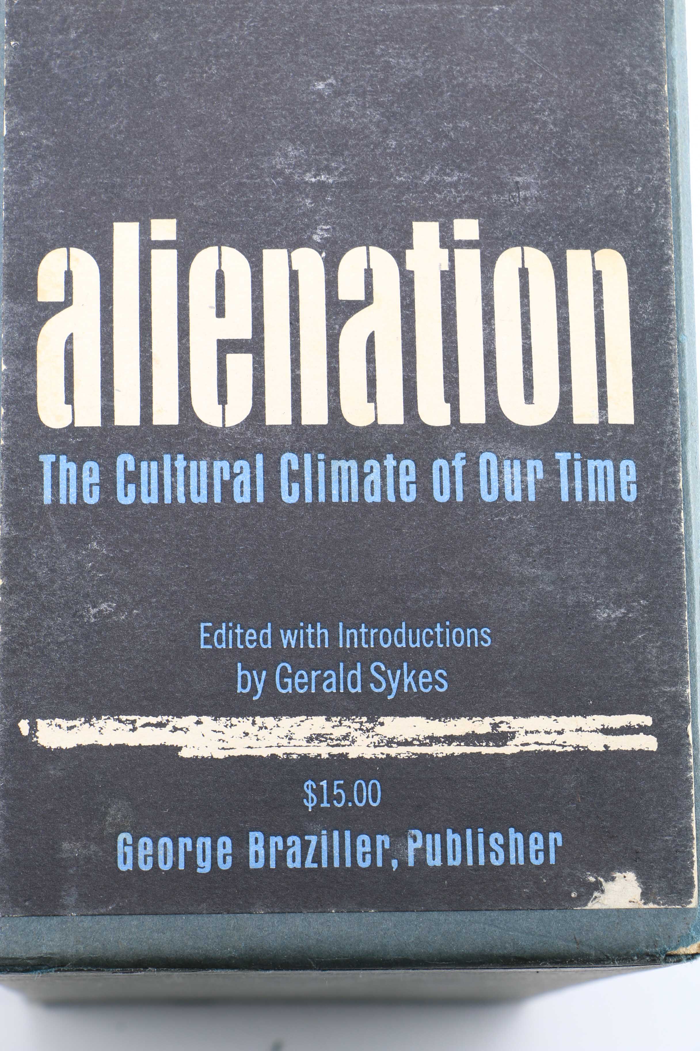 1964 First Printing Existentialist Anthology "Alienation"