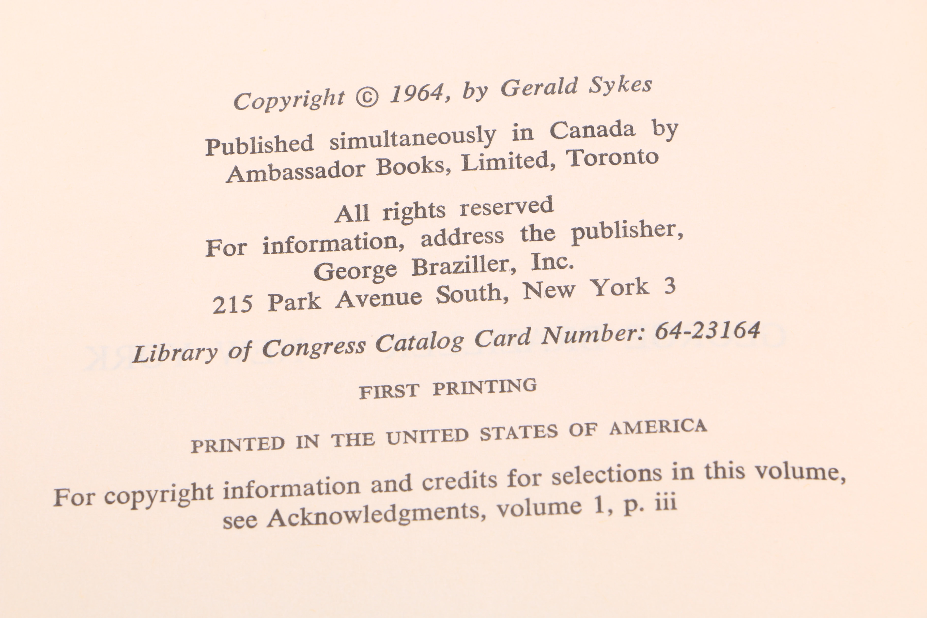 1964 First Printing Existentialist Anthology "Alienation"