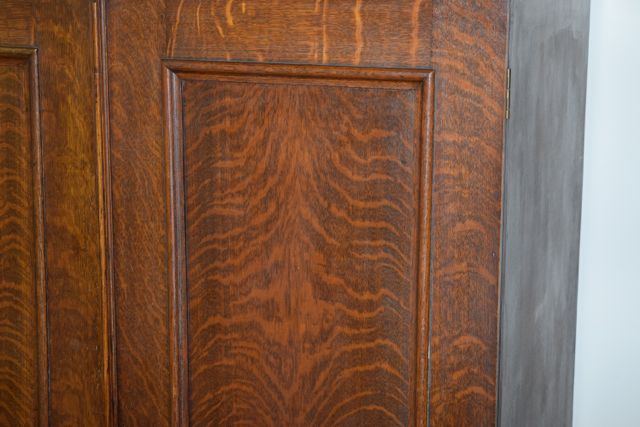 Antique Scarritt-Comstock Quarter Sawn Oak Gentleman's Wardrobe