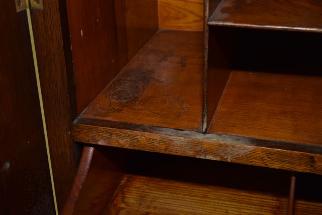 Antique Scarritt-Comstock Quarter Sawn Oak Gentleman's Wardrobe