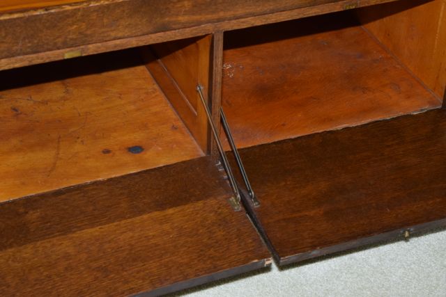 Antique Scarritt-Comstock Quarter Sawn Oak Gentleman's Wardrobe