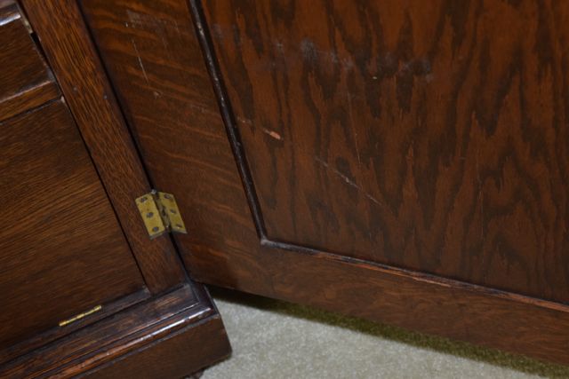 Antique Scarritt-Comstock Quarter Sawn Oak Gentleman's Wardrobe