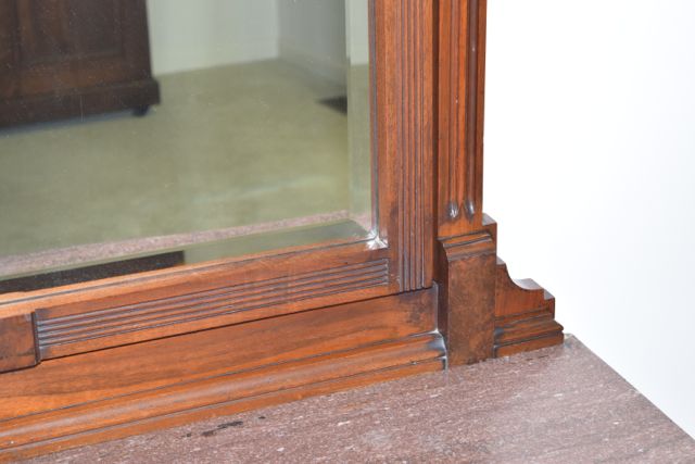 Antique Eastlake Dresser With Marble Top and Mirror