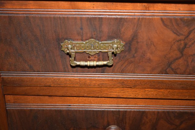 Antique Eastlake Dresser With Marble Top and Mirror