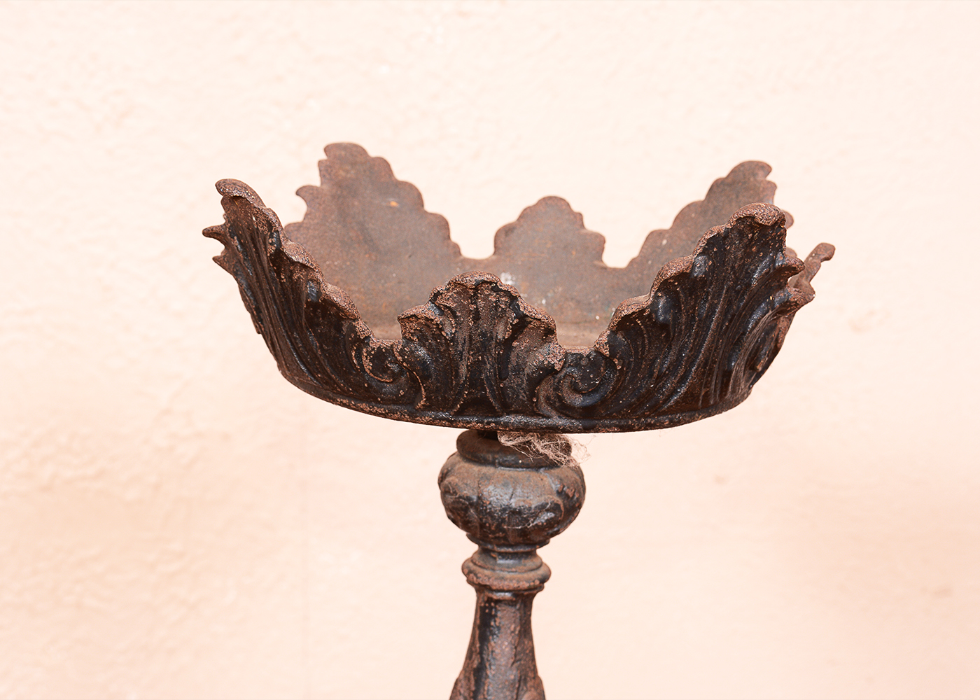 Antique Victorian Cast Iron Fishbowl Stand