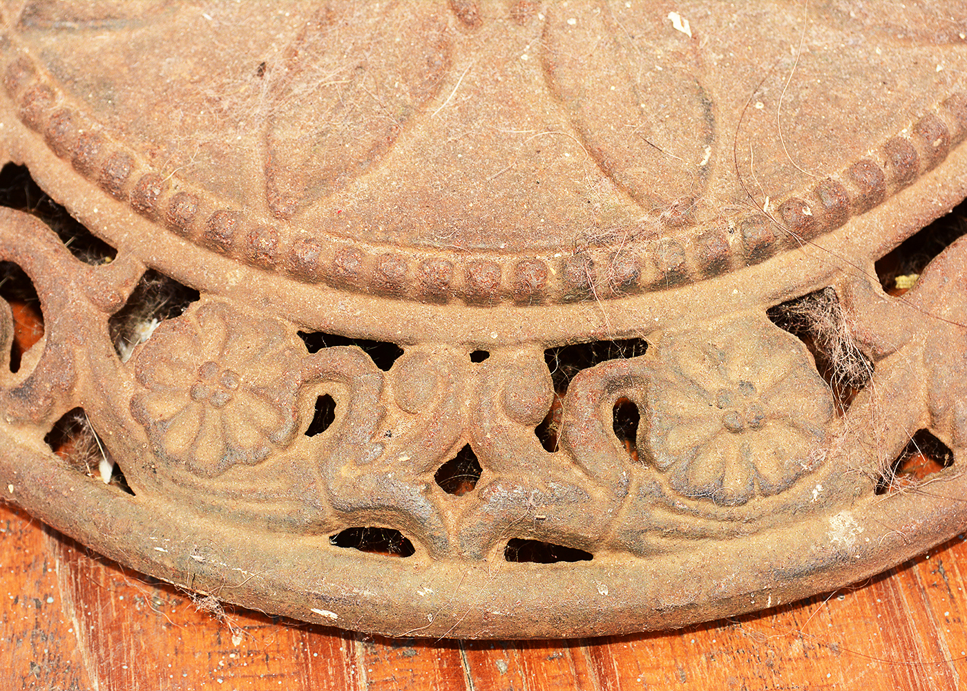 Antique Victorian Cast Iron Fishbowl Stand