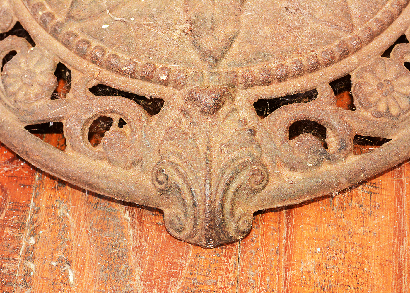 Antique Victorian Cast Iron Fishbowl Stand