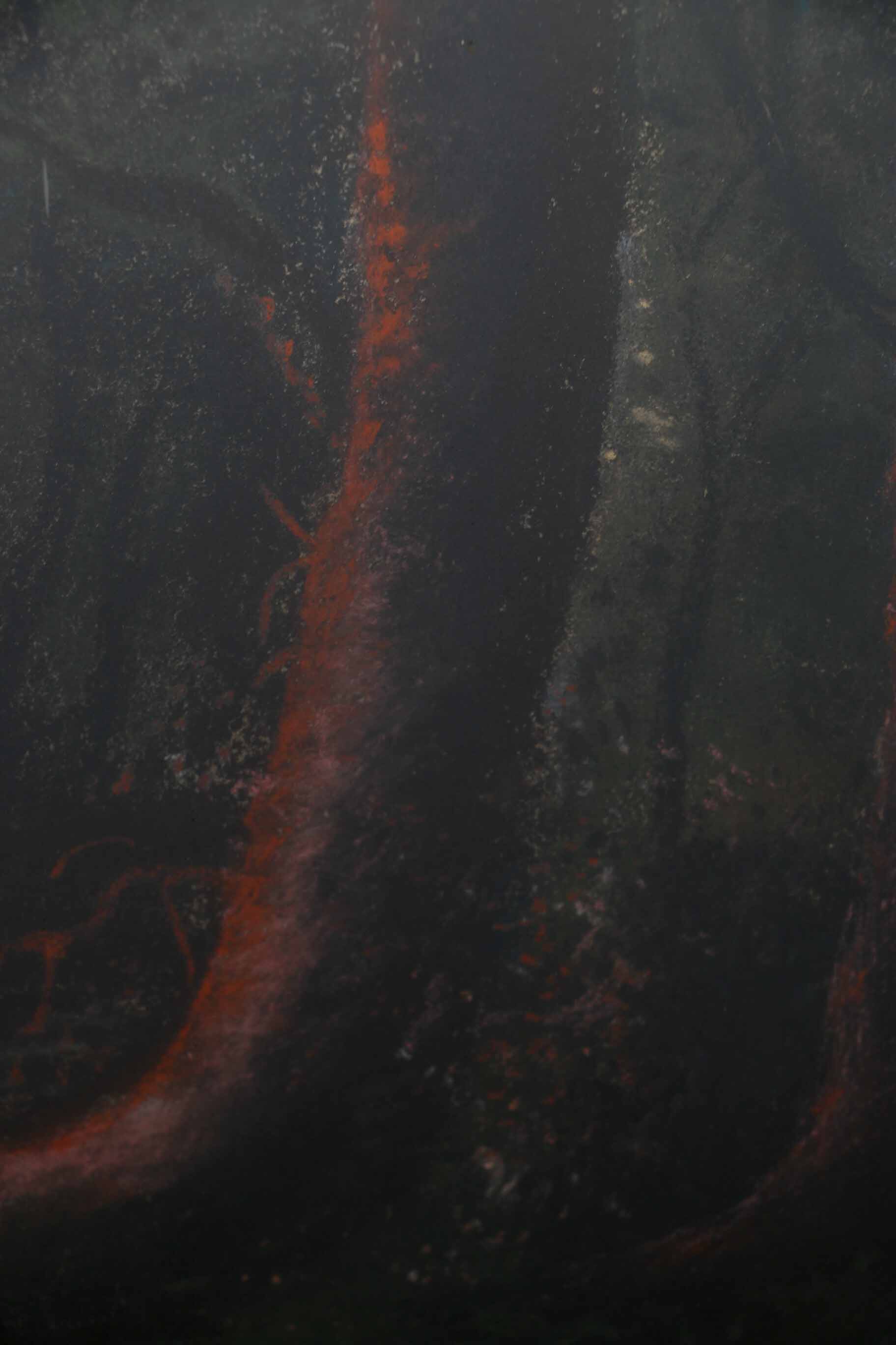 Pastel Drawing of Nocturnal Scene