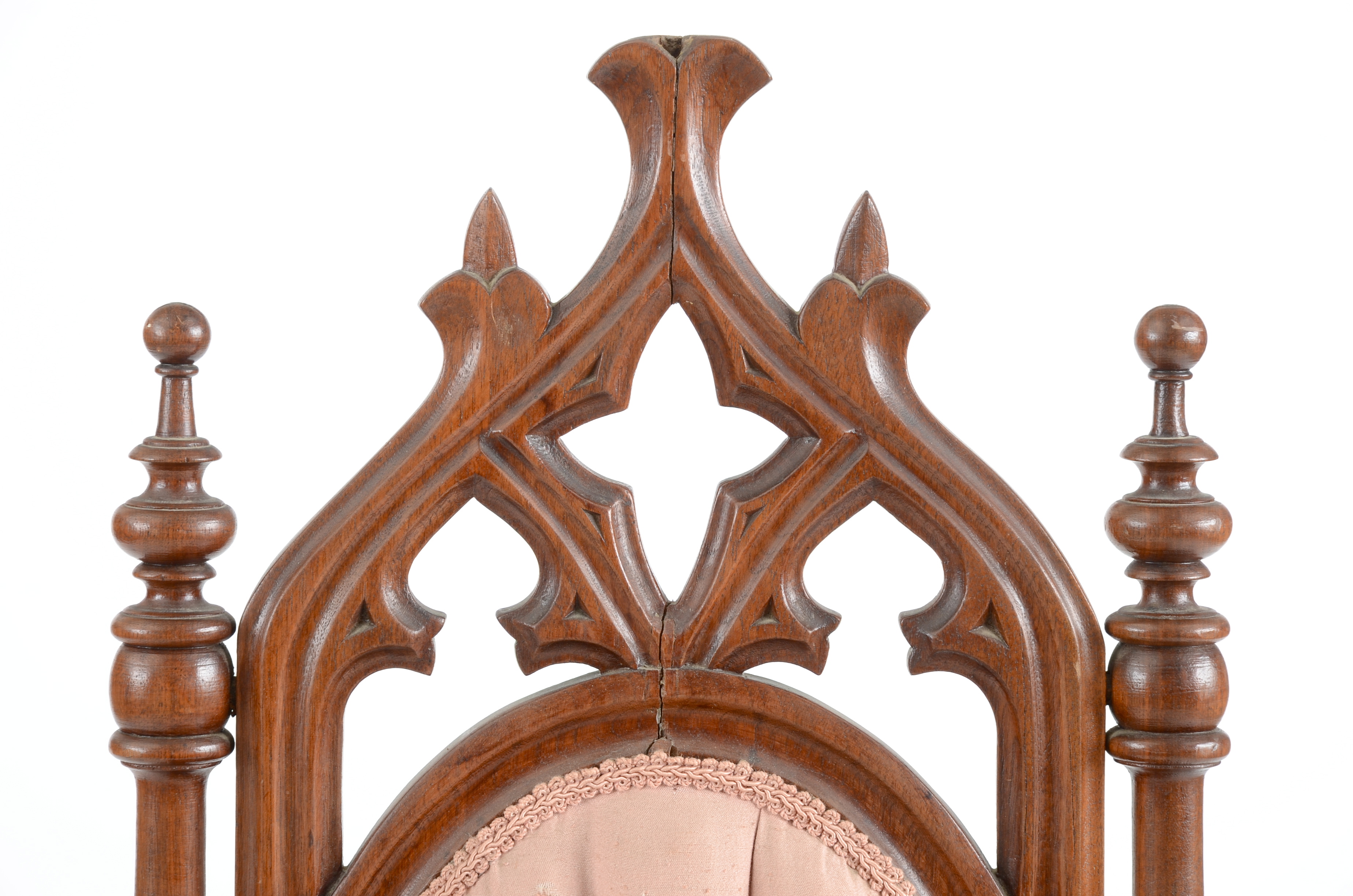 Two Gothic Revival Side Chairs