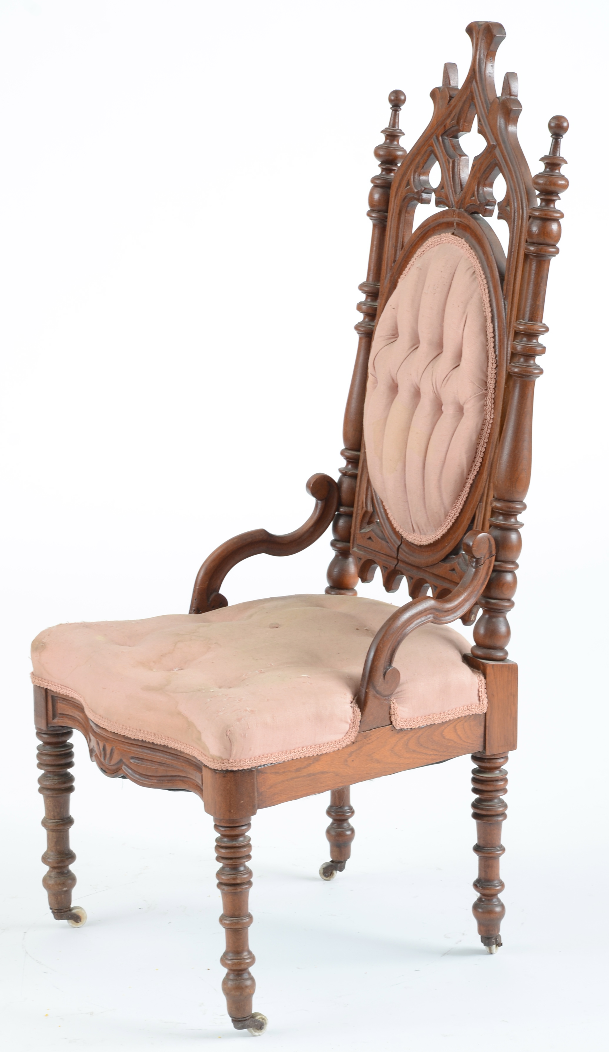 Two Gothic Revival Side Chairs