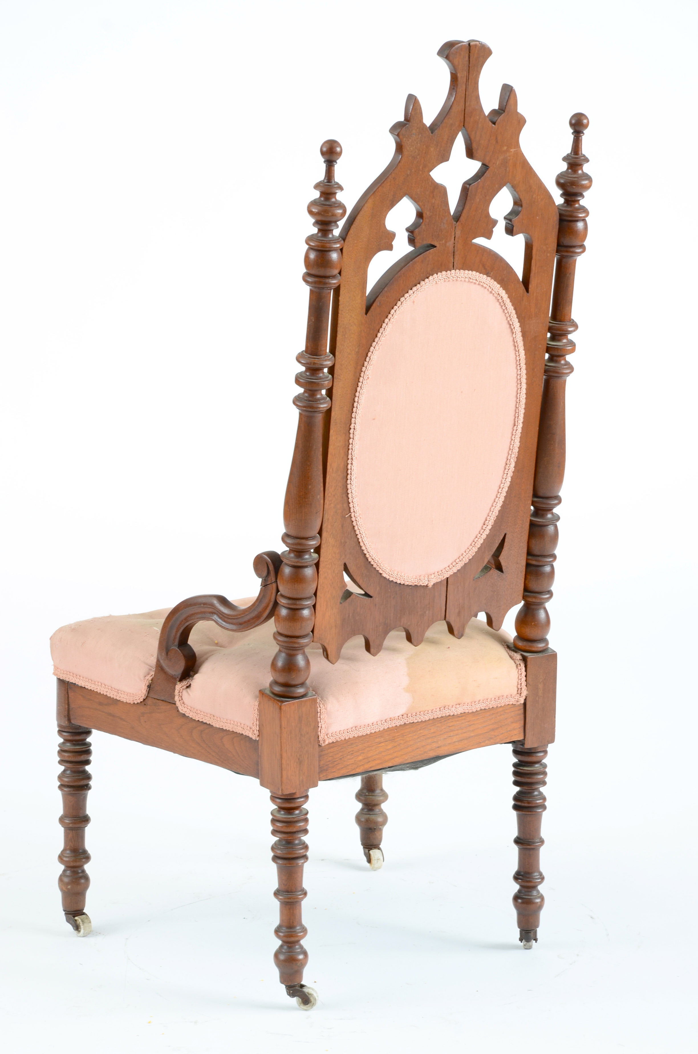 Two Gothic Revival Side Chairs