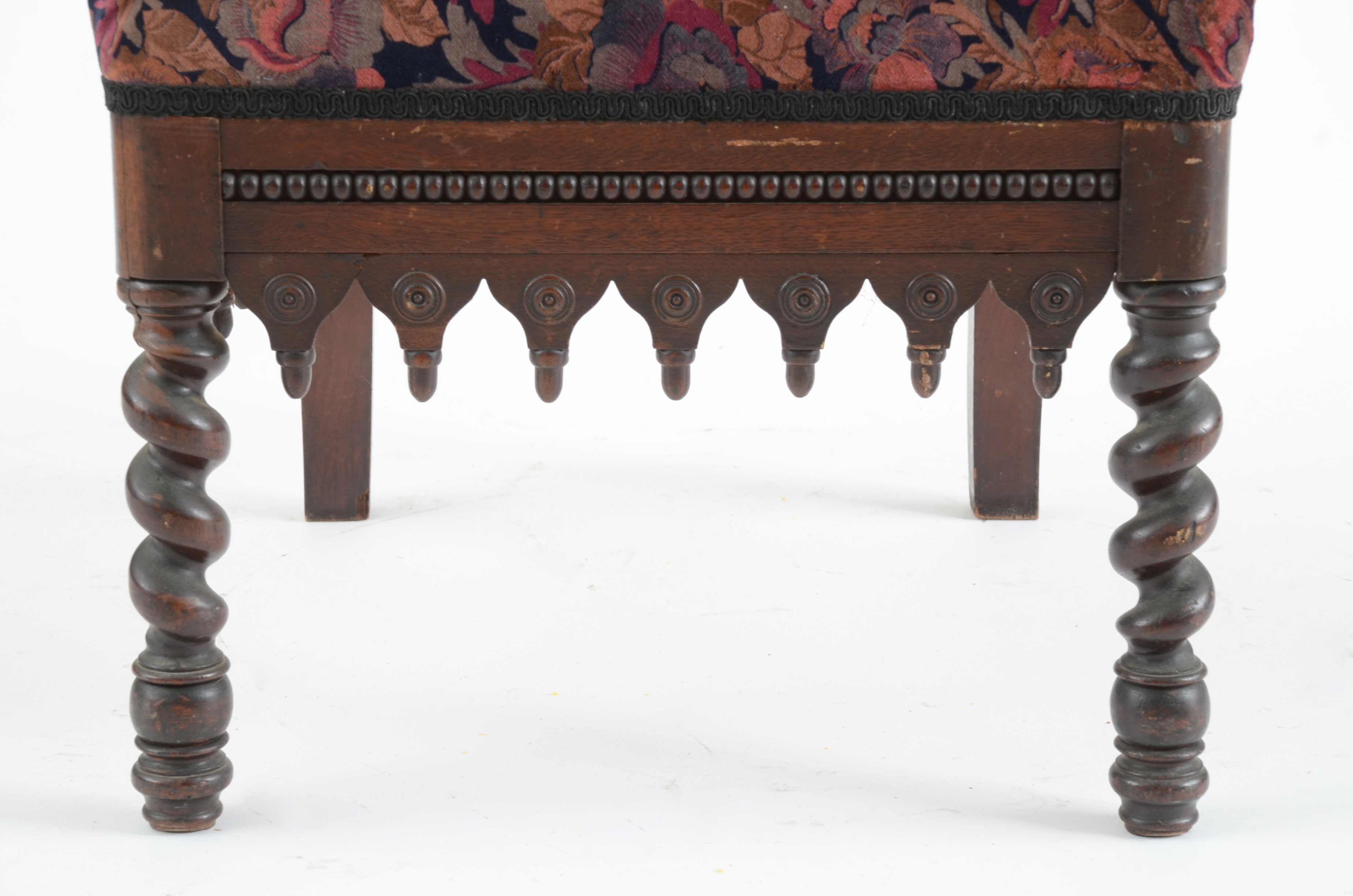 Two Gothic Revival Side Chairs