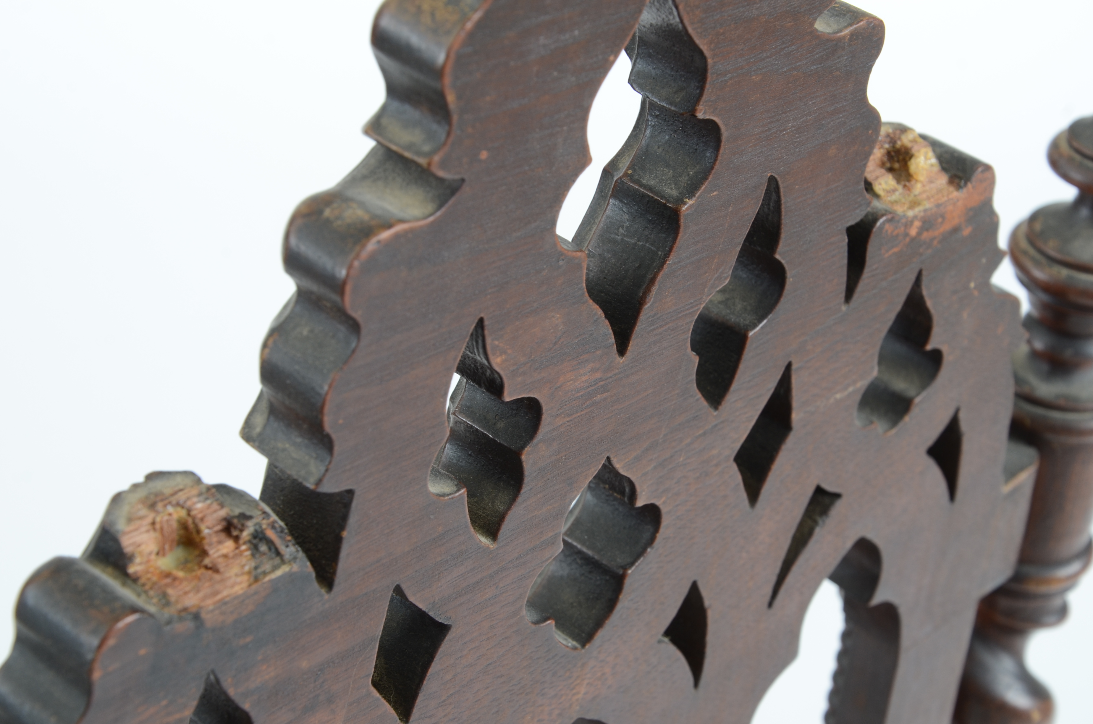 Two Gothic Revival Side Chairs