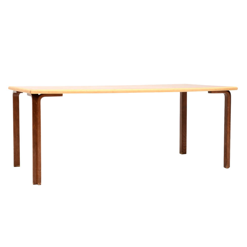 Vintage Faux Rosewood Dining Table