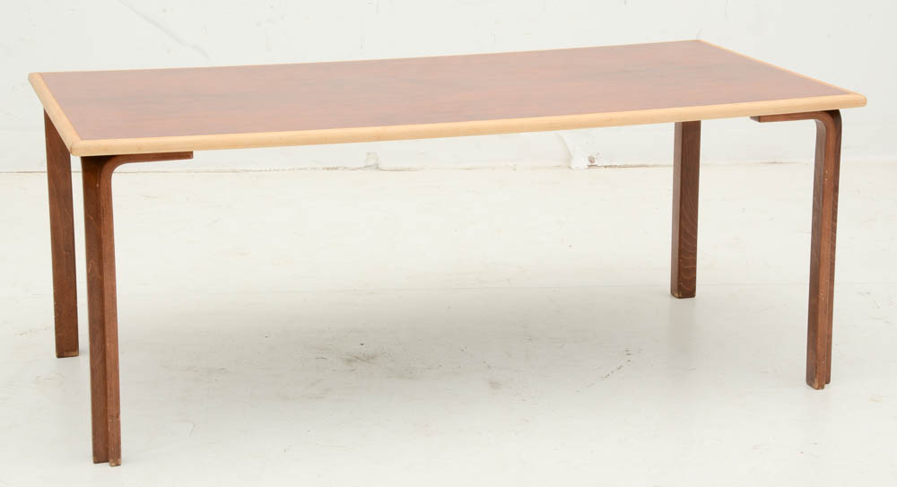 Vintage Faux Rosewood Dining Table
