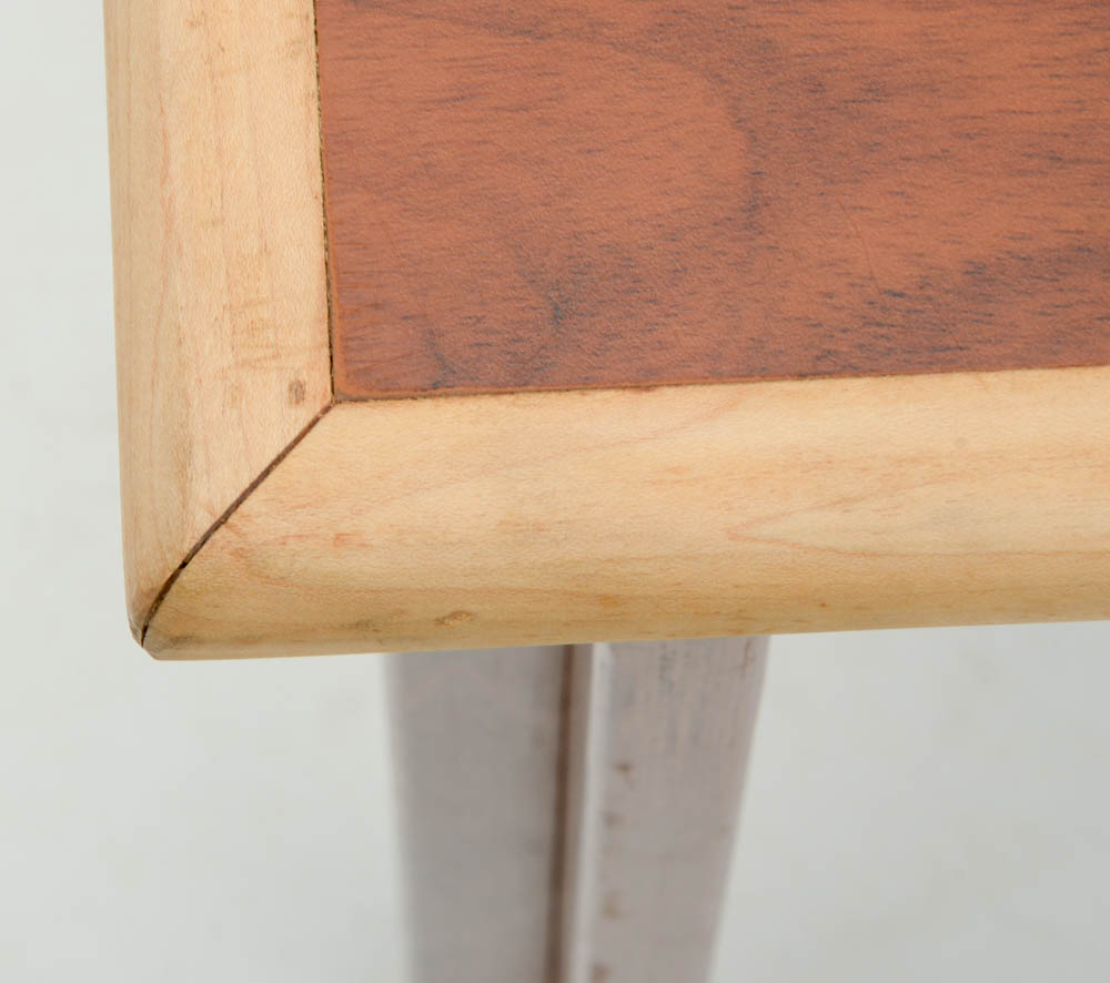 Vintage Faux Rosewood Dining Table