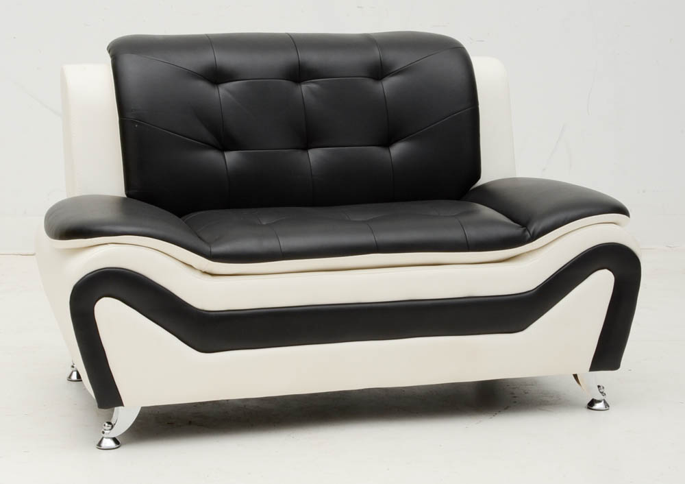 Linda Leather Loveseat by Beverly Fine Furniture