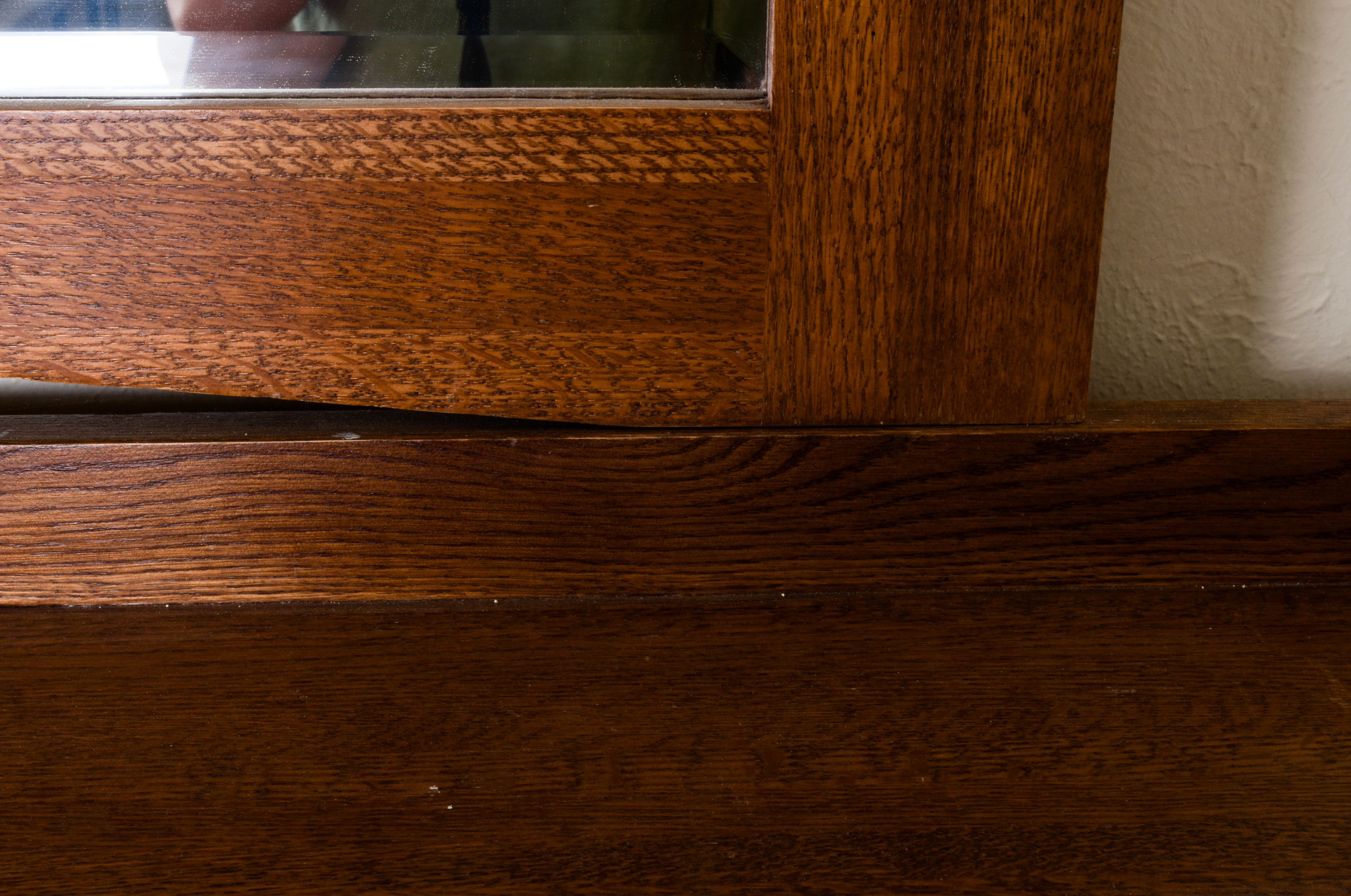 Mission Style Dresser with Mirror