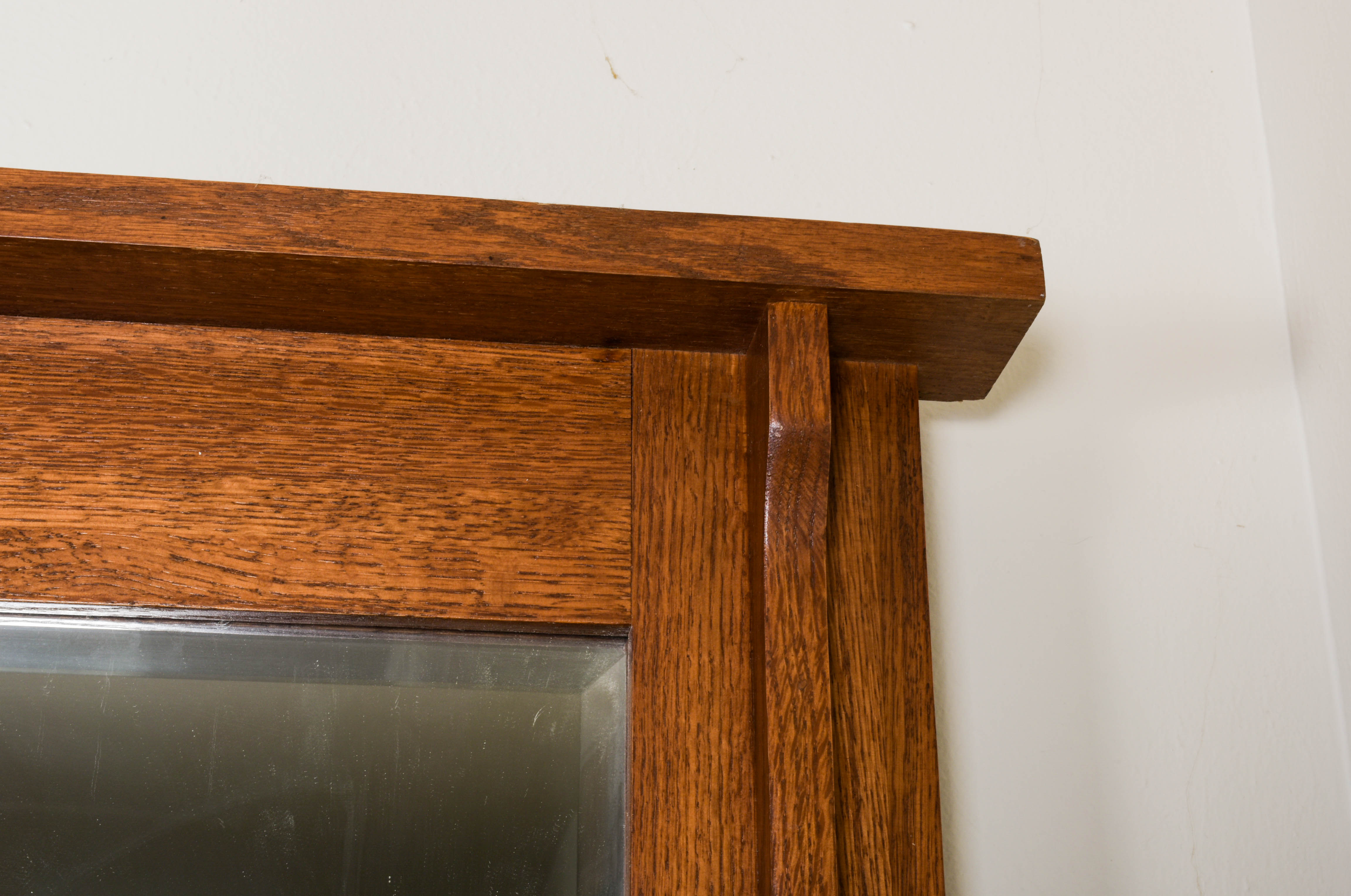 Mission Style Dresser with Mirror