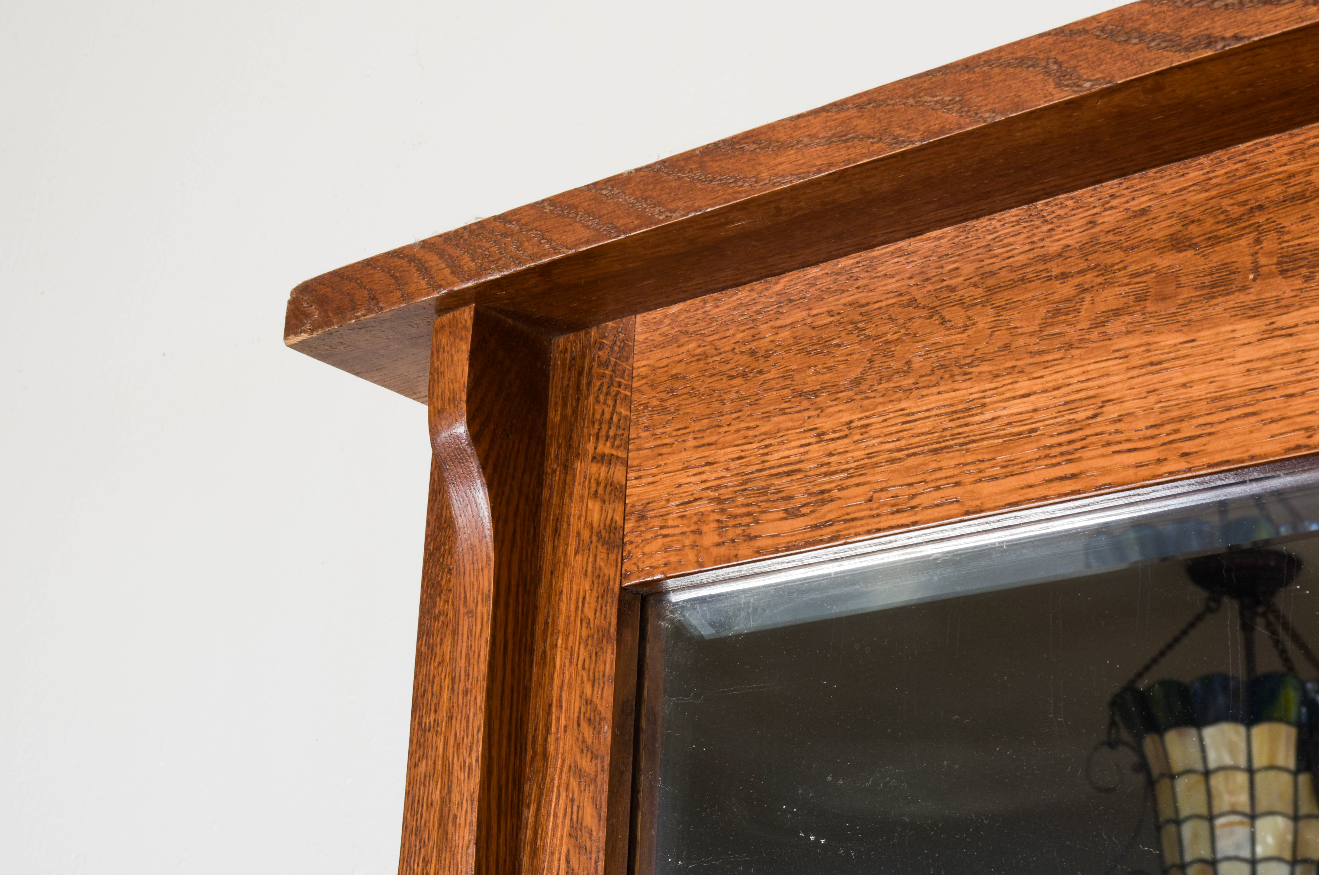 Mission Style Dresser with Mirror