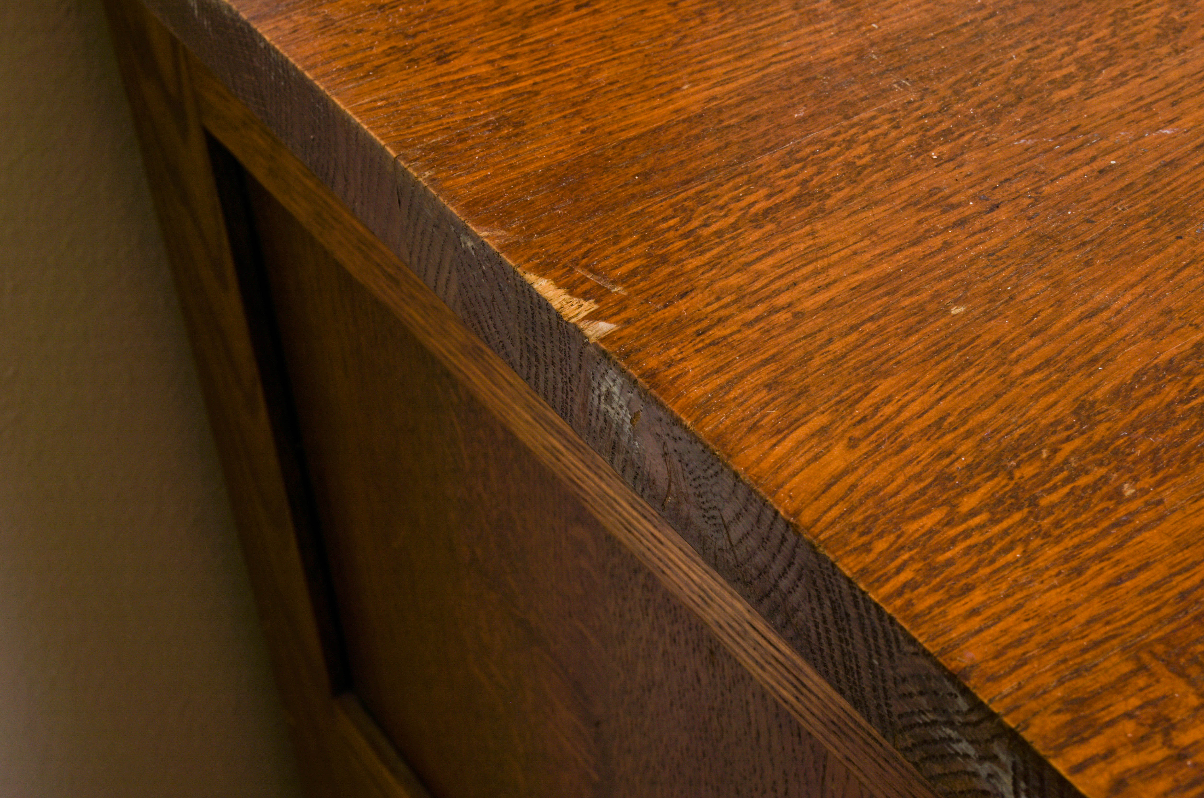 Mission Style Dresser with Mirror