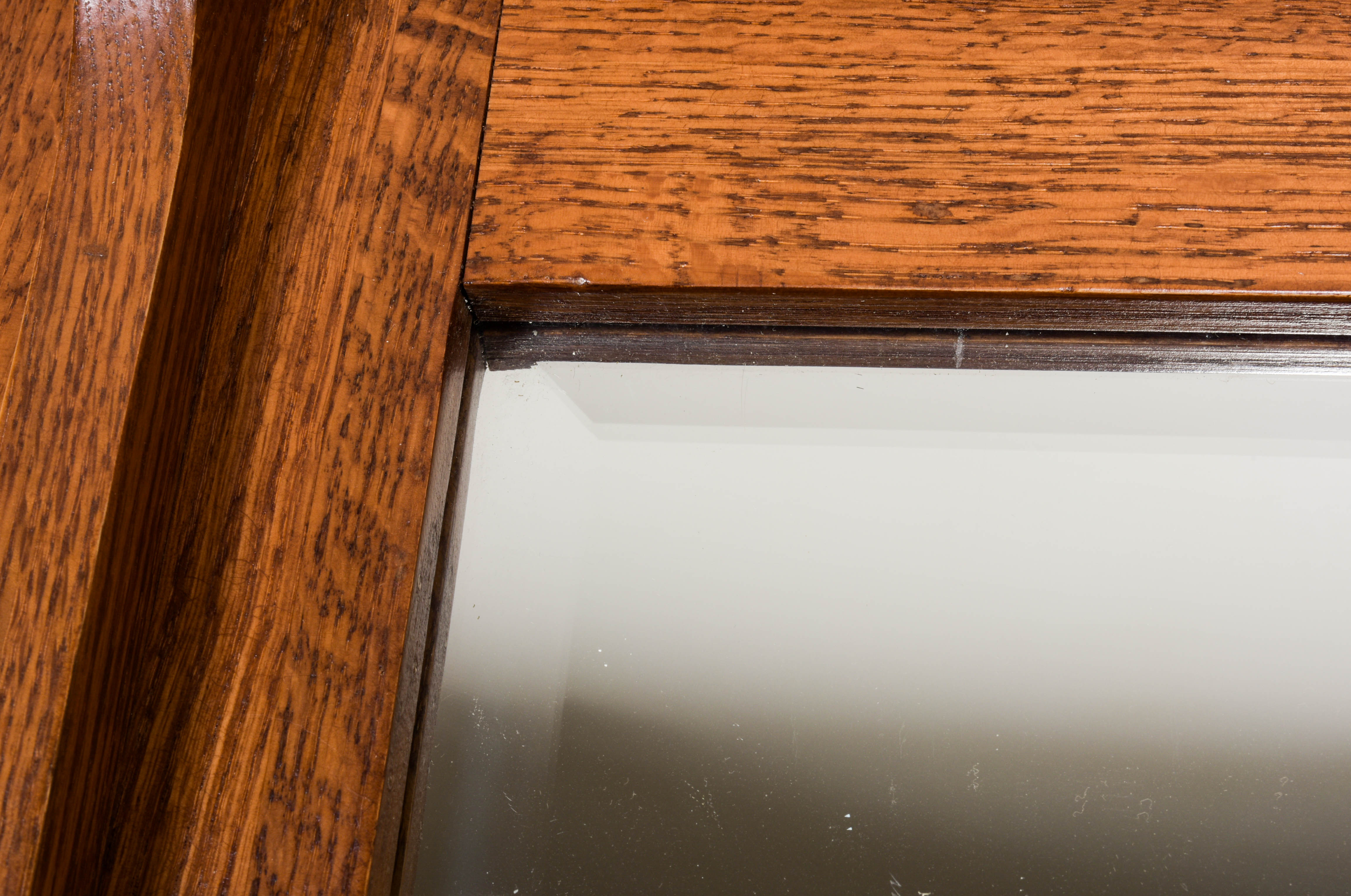 Mission Style Dresser with Mirror