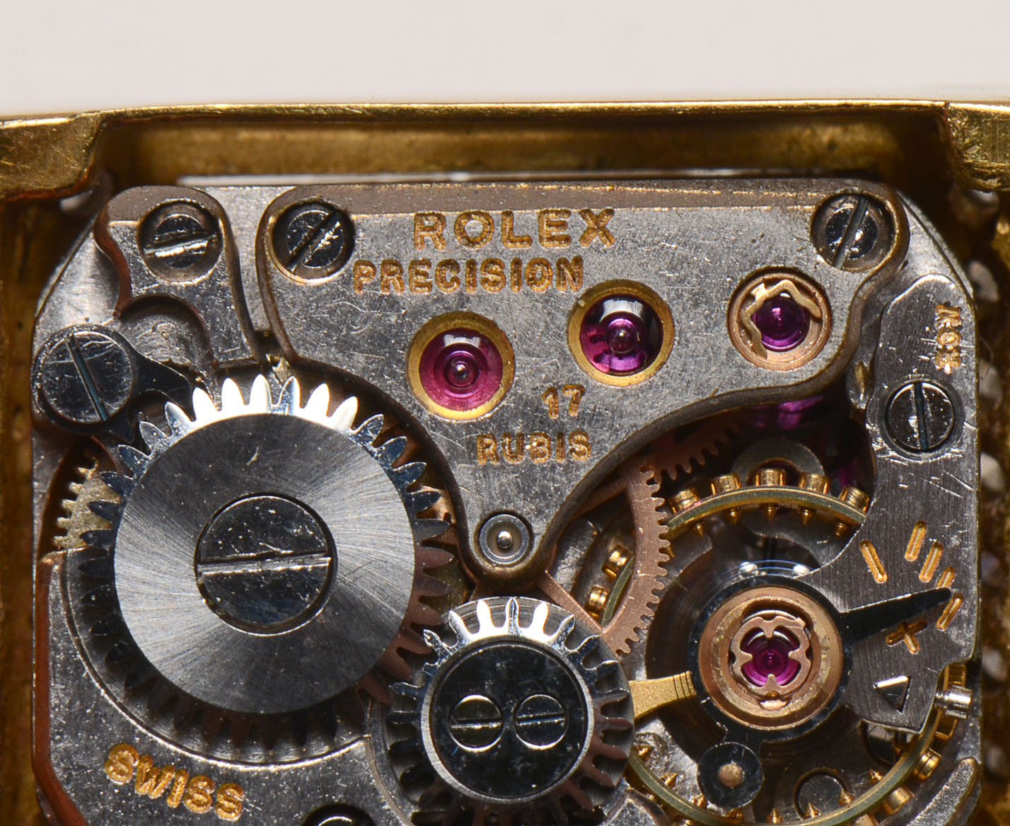 Vintage Rolex 18K Yellow Gold and Diamond Modified Watch Bracelet