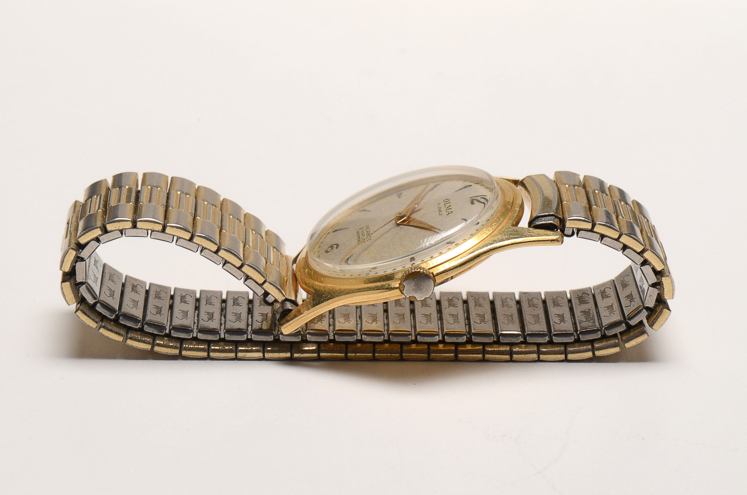 Men's Vintage Olma 18K Yellow Gold Watch