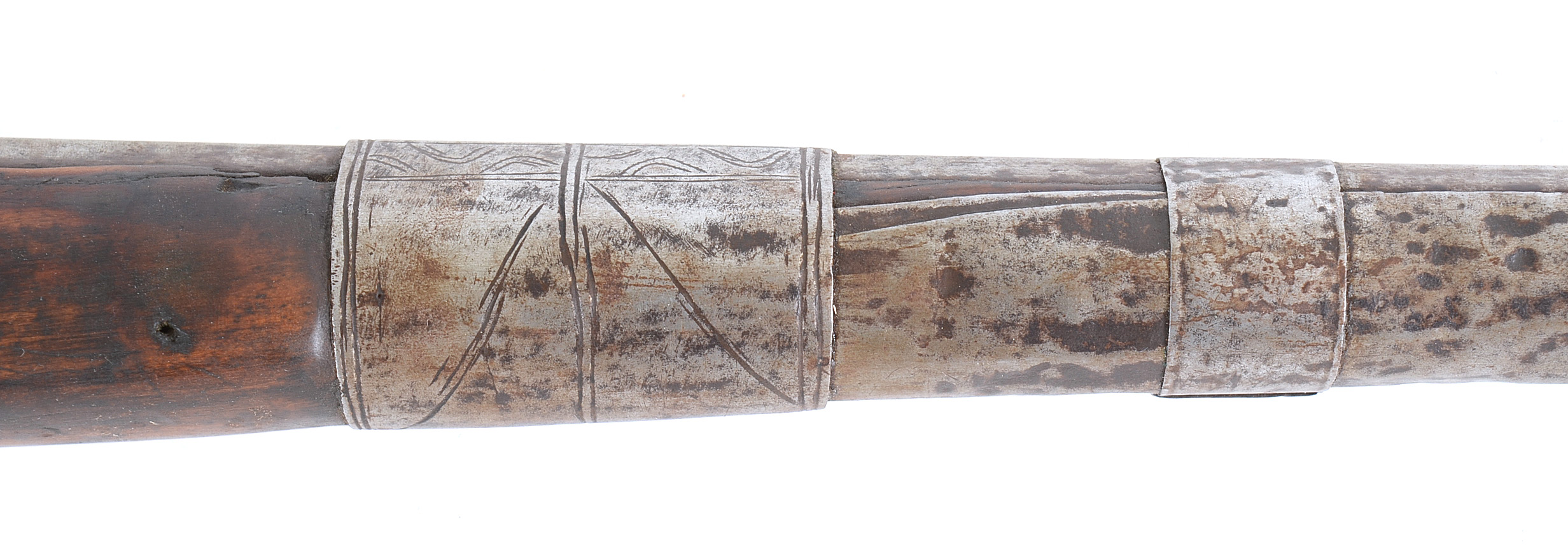 19th Century Jezail or "Camel Gun" Antique Rifle