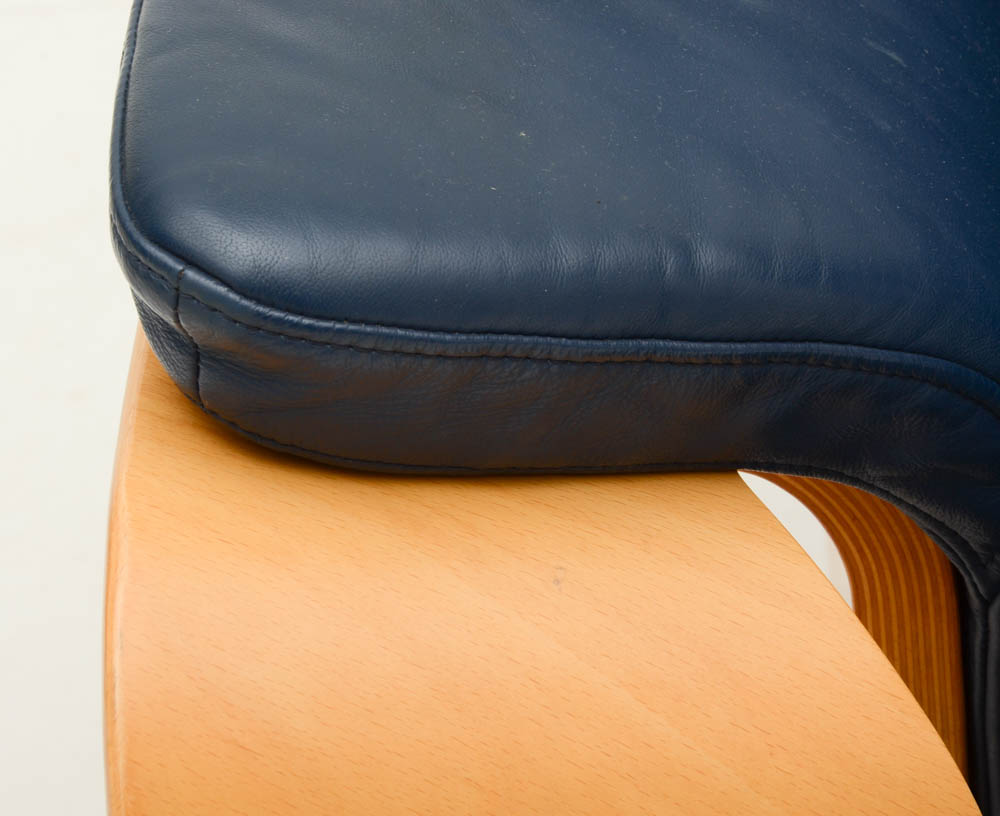 Ekornes Stressless Pegasus Leather and Birch Recliner Chair