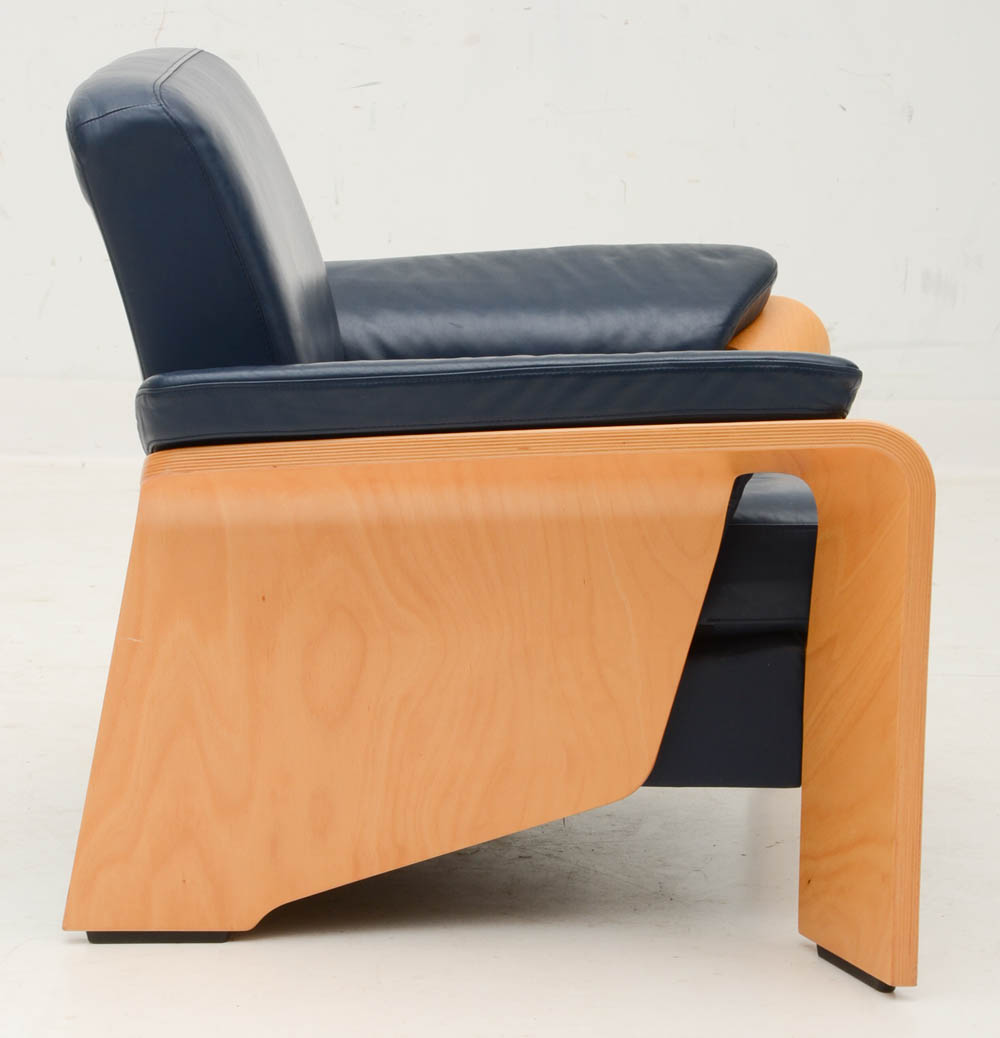 Ekornes Stressless Pegasus Leather and Birch Recliner Chair