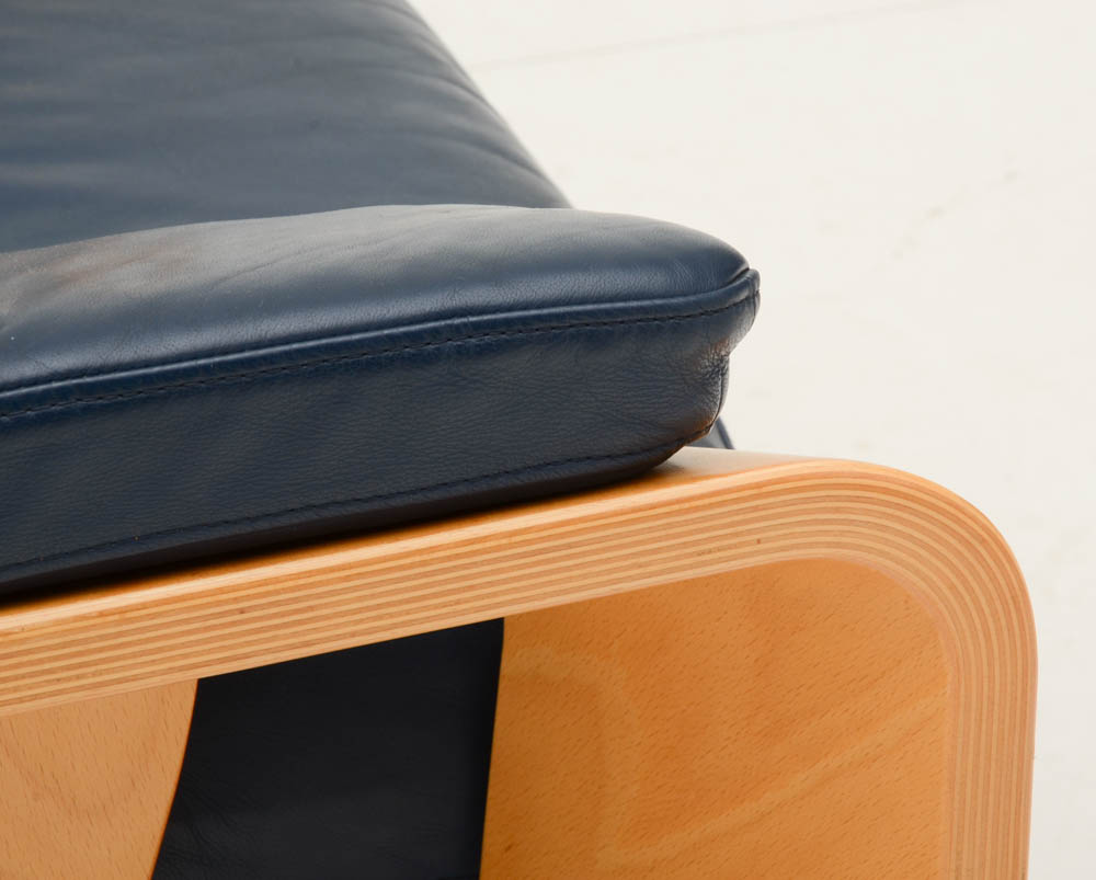 Ekornes Stressless Pegasus Leather and Birch Recliner Chair