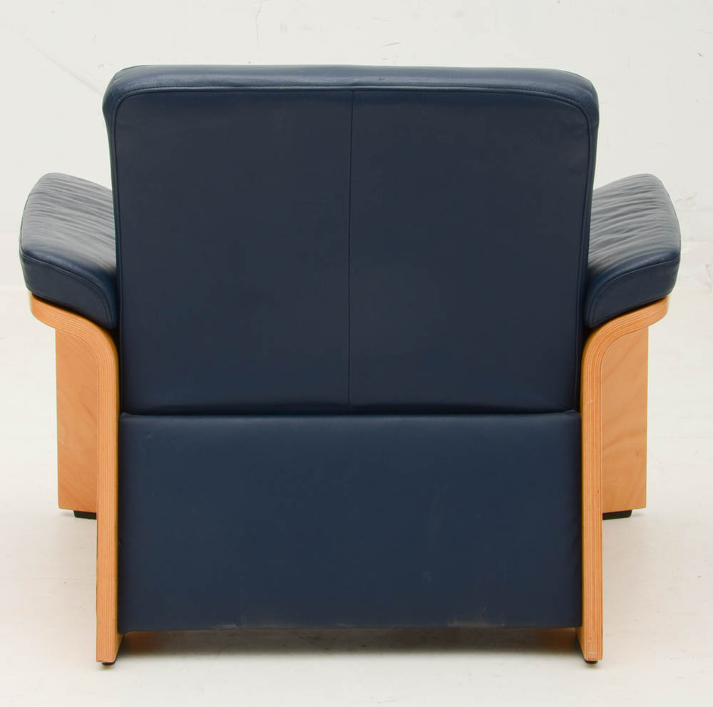 Ekornes Stressless Pegasus Leather and Birch Recliner Chair