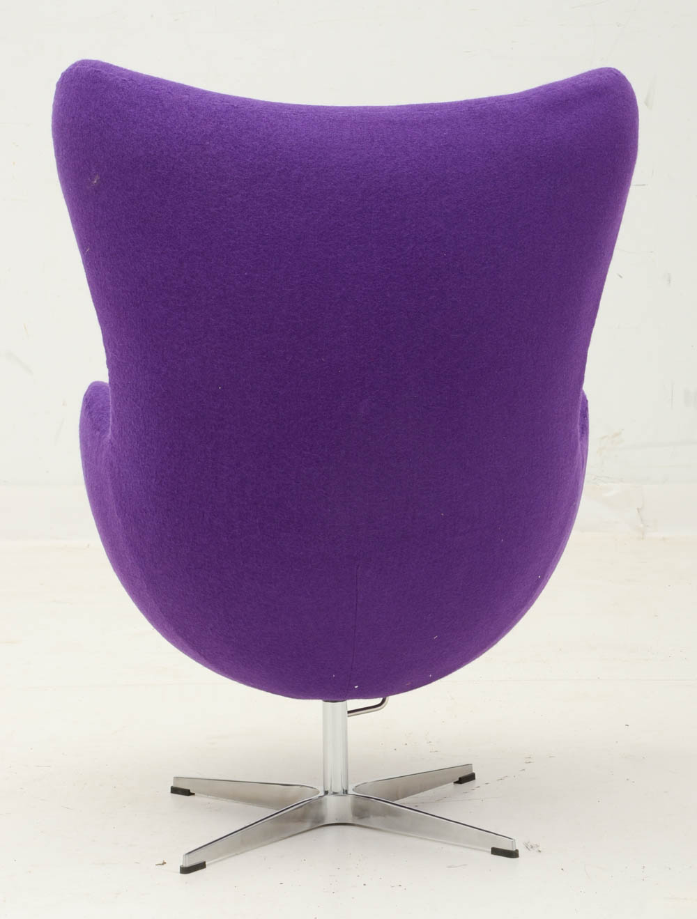 Fine Mod Purple Wool Egg Chair
