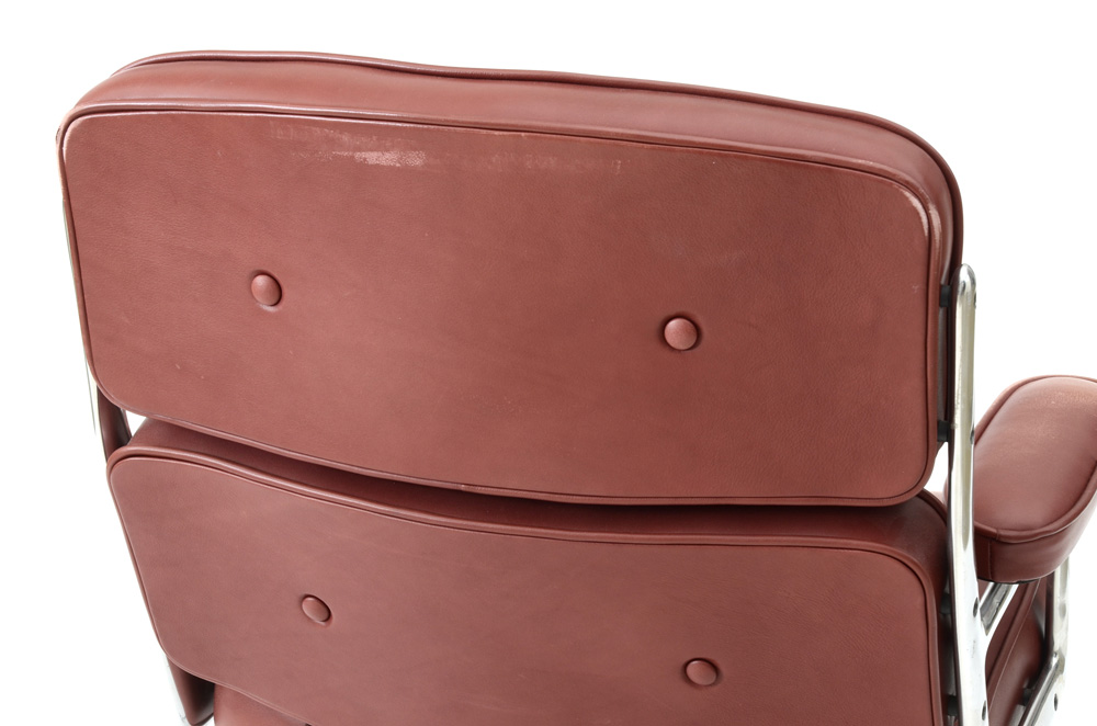 Eames "Time-Life" Tufted Leather Executive Chair for Herman Miller