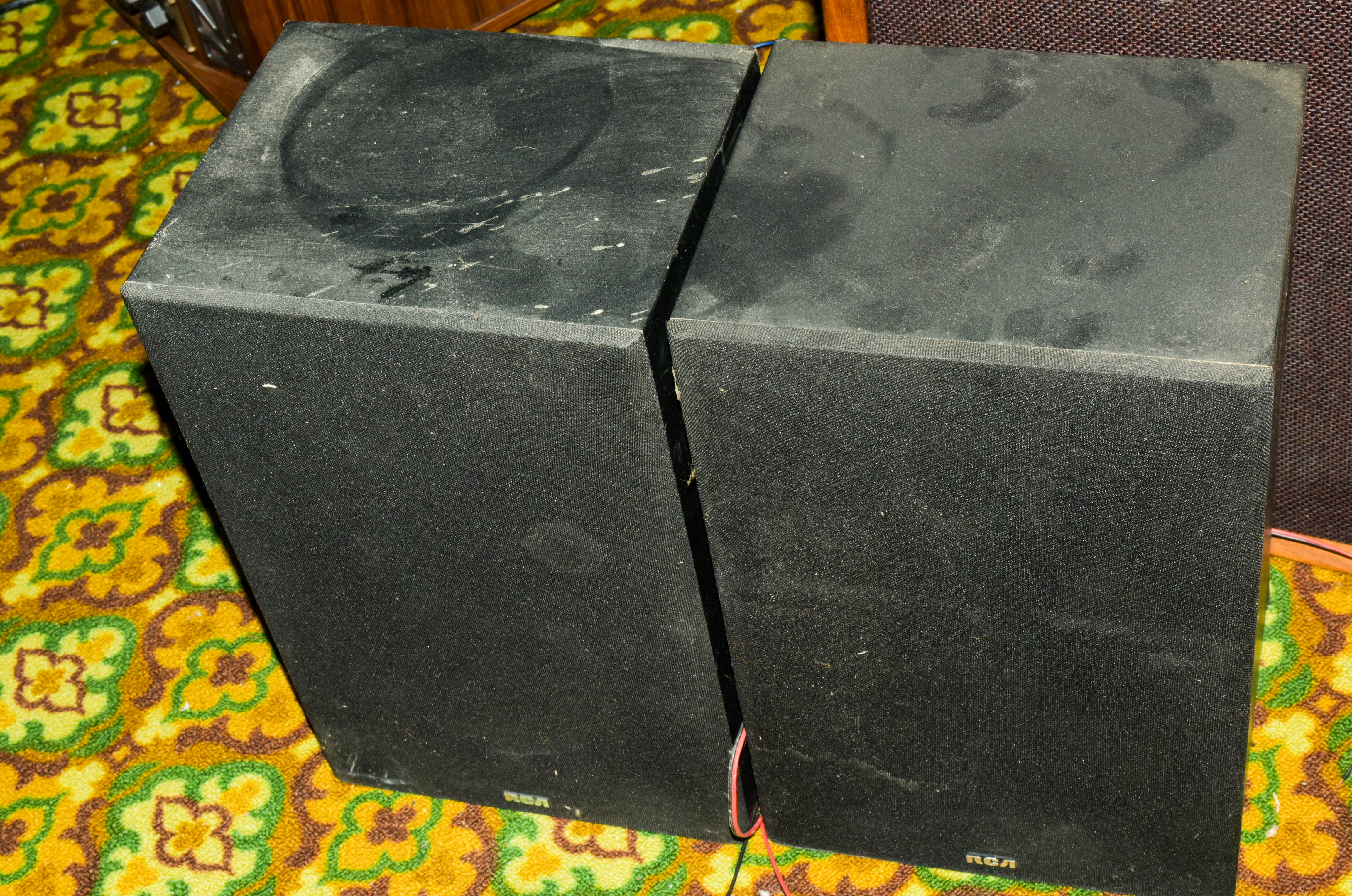 RCA Audio Theatre System and Technics Turntable With Speakers