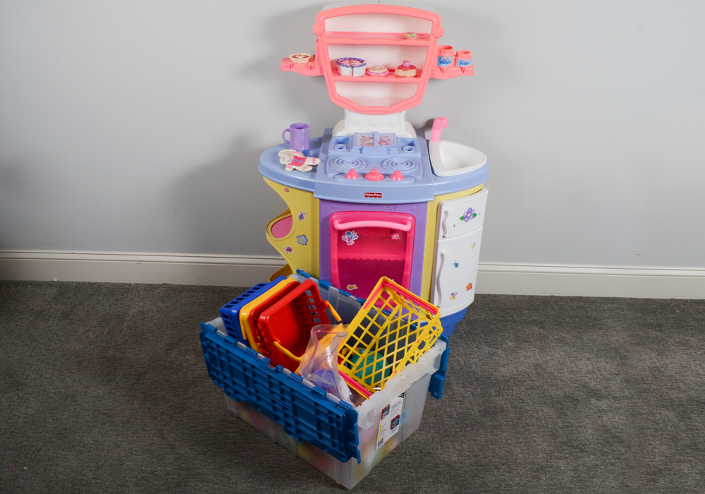 Fisher price deals kitchen pink
