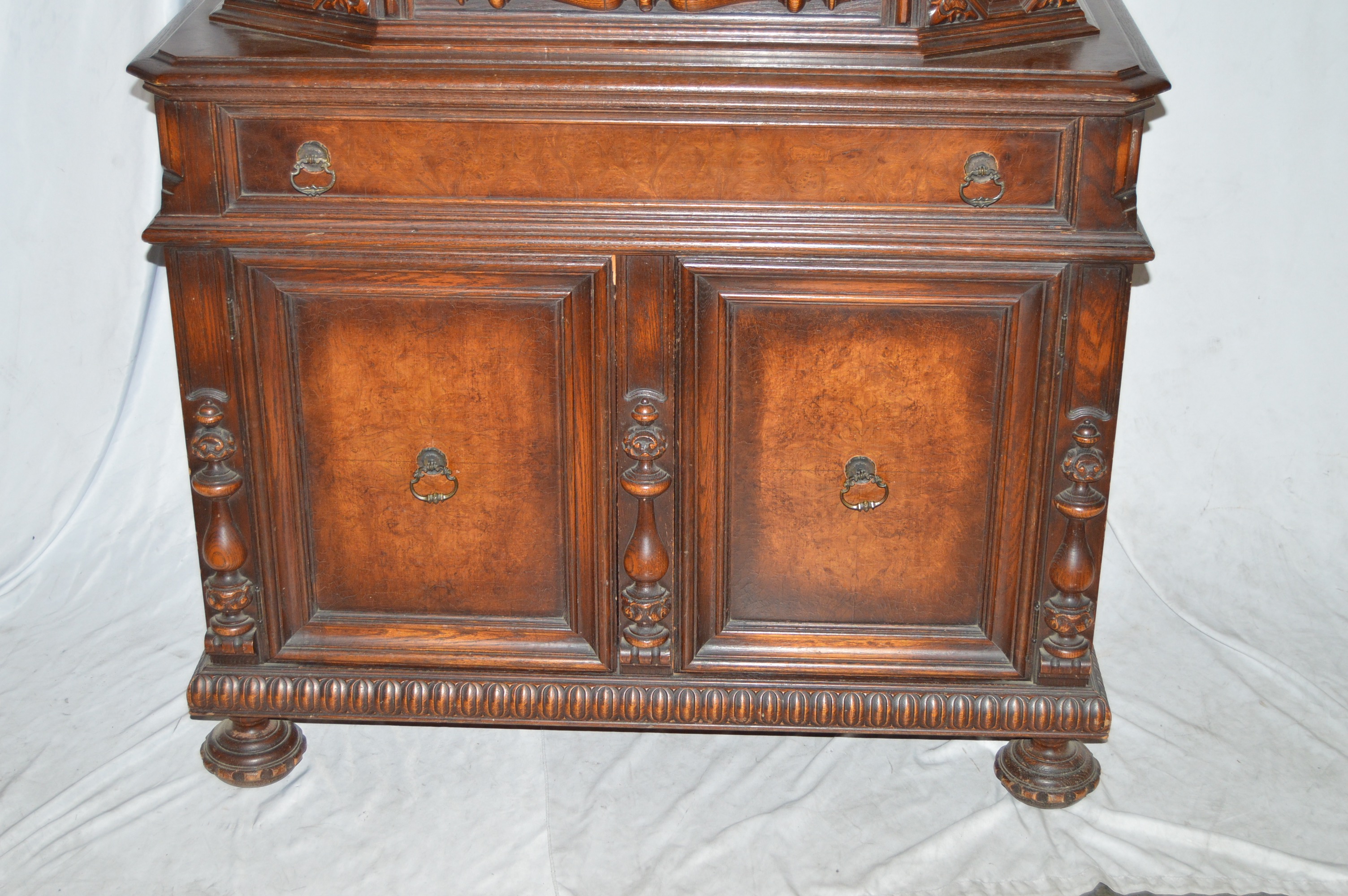 Antique American Jacobean Cupboard