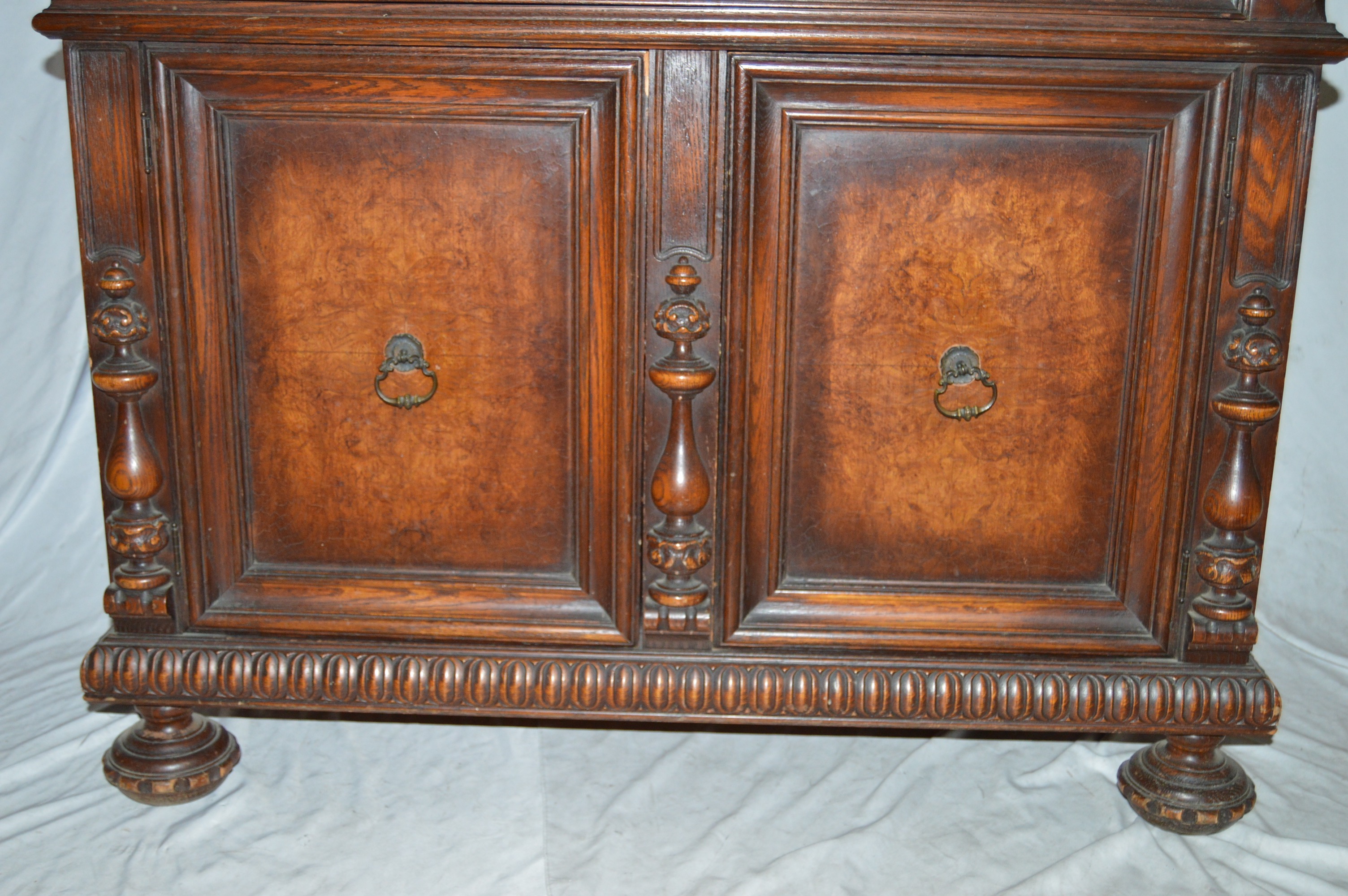 Antique American Jacobean Cupboard